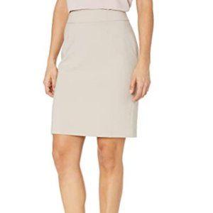 Women's Petite Lux Straight Skirt